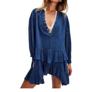 NEW FREE PEOPLE sachi mini dress in navy